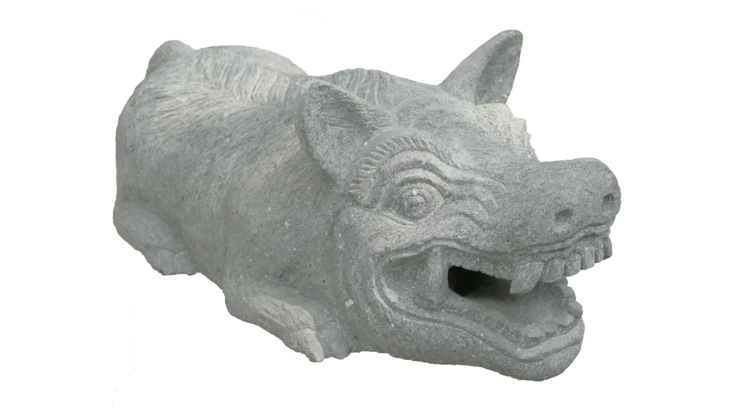  Product image 2 of the product “balinese pig as water game made of riverstone. ”